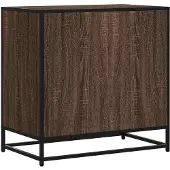 vidaXL Ladekast 70x41x70 cm bewerkt hout bruin eikenkleur