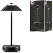 Paulmann Pellini 71173 Tafellamp met accu LED 2 W Zwart, Zwart (mat)