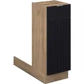 Vicco Fame-Line Keukeneiland – 30 cm zonder werkblad Zwart gestreept