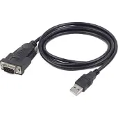 Gembird Cablexpert UAS-DB9M-02 - Câble USB / série - USB (M) pour DB-9 (M) - 1.5 m - noir