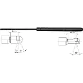 METZGER 2110245 Gasveer achterklep