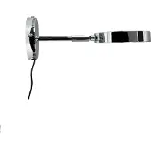 Dyberg Larsen Wandlampe , Starlight, dimbare, Metallic, Woonkamer, Metaal, Designer