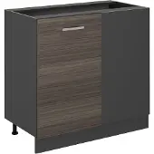 Vicco R-Line Hoekkast – 86 cm zonder werkblad Edel grijs