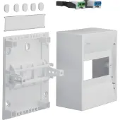Hager GD106N GD106N Kleine verdeelkast Opbouw (op muur) Inhoud: 1 stuk(s)