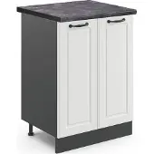Vicco R-Line Keukenonderkast – 60 cm, WB Antraciet Wit Landhuis
