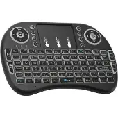 Lipa Mini draadloos toetsenbord Black met Airmouse