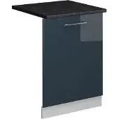 Vicco Fame-Line Vaatwasserfrontpaneel – 60 cm, WB Antraciet Donkerblauw hoogglans