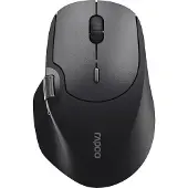 Rapoo Draadloze Multi-Mode Muis "MT560", Zwart Bluetooth, draadloos (dongle), 4000 Dpi-sensor met hoge resolutie, bereik tot 10 m