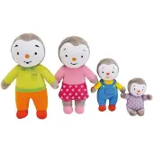 Jemini Fluffy T'Choupi Familie Pluche Speelgoed