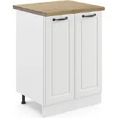 Vicco R-Line Keukenonderkast – 60 cm, WB Eik Wit Landhuis