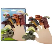 Lean Toys Overlays op de vingers dinosaurussen 5 elementen