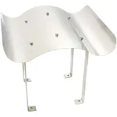 vidaXL Schoorsteenkap roestvrij staal 50 x 50 x 37 cm