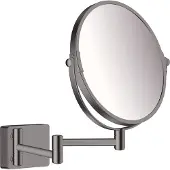 Hansgrohe Scheerspiegel addstoris geborsteld zwart chroom