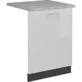Vicco R-Line Vaatwasserfrontpaneel – 60 cm, WB Marmer Wit Hoogglans