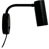 Dyberg Larsen Wandlampe , Skagerrak, Zwart, Woonkamer, Metaal, Modern