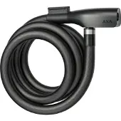 Axa Resolute 15-180 Kabelslot – 180 cm – 15 mm – Automatische kliksluiting – Inclusief framehouder – Matzwart