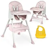 Ricokids 700002 Kinderstoel Milo met tafel, roze