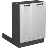 Vicco Fame-Line Keukeneiland – 60 cm zonder werkblad Wit Landhuis