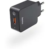 Hama Reislader set picco micro USB Qualcomm 3.0 zwart