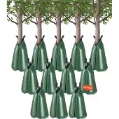 Vevor Boomwaterzakken, 12 stuks 75,7L waterzakken voor nieuwe bomen, 5-9 uur langzaam vrijkomende waterzak, boomwatersysteem voor diep wortelbeheer