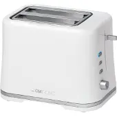 Clatronic TA 3554 2 Slice Toaster wit / zilver, Broodrooster, Wit