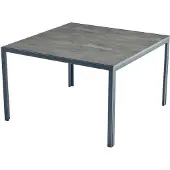 Poldimar Eettafel Colin | 120 x 124 x 74 cm | Grijsbruin