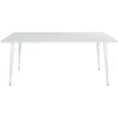 Venture Home Polar eetkamertafel 90x180cm wit.