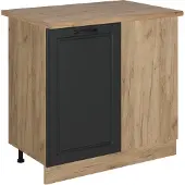 Vicco R-Line Hoekkast – 86 cm, WB Eik Antraciet landhuis