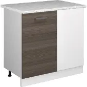 Vicco R-Line Hoekkast – 86 cm, WB Marmer Edel grijs
