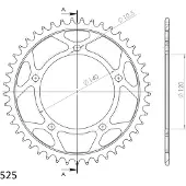 Supersprox Tandheugel achter RFE-1792:45-BLK