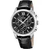 Festina Chronograaf Chrono Swiss Made Black