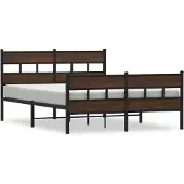vidaXL Bedframe met hoofdbord en voetbord zonder matras 140x200 cm