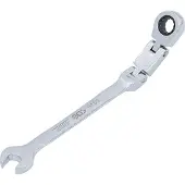 Bgs Dubbelgekoppelde ratelring steeksleutel buigbaar SW 9 mm
