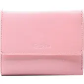 Esquire Leren Portemonnee Viktoria Flap Wallet Apricot Roze