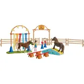 Schleich Farm World Pony Agility Training Veelkleurig From 3 Years Kinderen