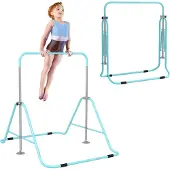 HOMCOM - Kindergymnastiekstang - 154x106,2x128,5cm - Staal - Groen