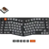 Keychron K15 Max Ergonomisch toetsenbord - K15M-H3 - Low Profile Gateron Brown switches (Alice layout)