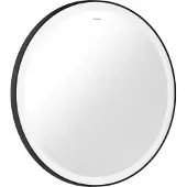 Hansgrohe Xarita Lite S - Spiegel met LED-verlichting, diameter 70 cm, mat zwart 54966670