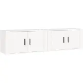 vidaXL Tv-wandmeubels 2 st 80x34,5x40 cm wit