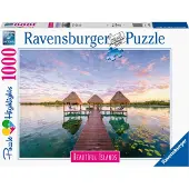 Ravensburger puzzel Tropisch uitzicht Karton Ravensburger Puzzel