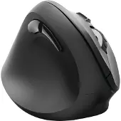 Hama EMW-500L - Draadloze ergonomische muis - 6 knoppen - 2.4 GHz RF - Zwart