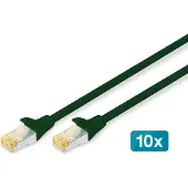 Digitus CAT 6A S/FTP Patchkabel, 10 Stück
