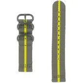 Samsung Gear Sport Premium Nylon Horlogeband Geel