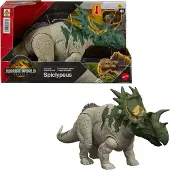 Jurassic World Mattel Rebirth Wild Roar Dinosaur Speelgoed, Spiclypeus Beweegbare Figuur, Staart Gecontroleerde Aanval