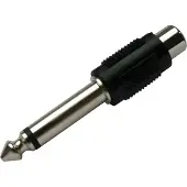 Schwaiger KHA4010 533 RCA 6.3mm Zwart