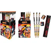 Joy toy Naruto pen met schrijfwaren, meerkleurig. Meerkleurig, one size