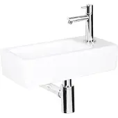 Differnz Fonteinset helios 37.5x18.5x9.5 cm keramiek wit
