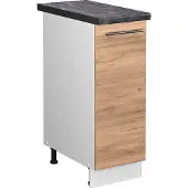 Vicco Fame-Line Apotheekkast – 30 cm, WB Antraciet Krachtige eik goud