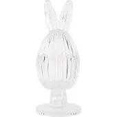Clayre & Eef Glazen potje Ei Ø 9x22 cm Transparant Glas