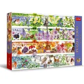 Trefl puzzel Tea Time Four Seasons - 1000 stukjes karton.